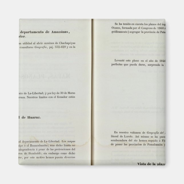 Íman Peru 15 (Frente)