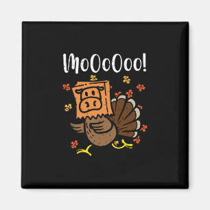 Íman Peru de Ação de Graças Engraçado Moo Vaca Falsa Pa