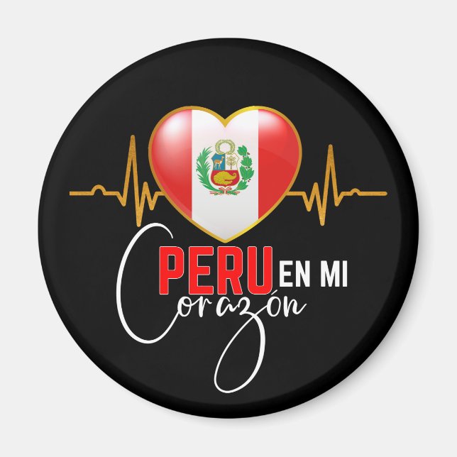 Íman Peru en mi Corazon Orgulho Peruano (Frente)