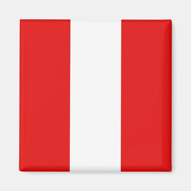 Íman Peru Flag Magnet (Frente)