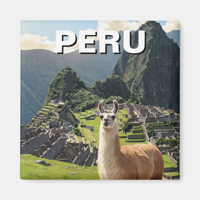Íman Peru Llama (Frente)