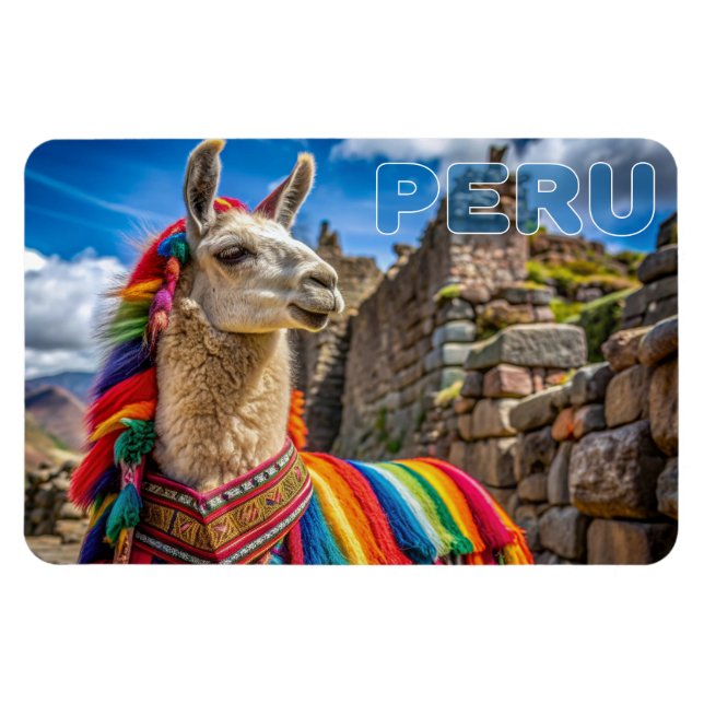 Íman Peru Llama (Horizontal)