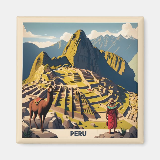 Íman Peru Machu Picchu (Frente)