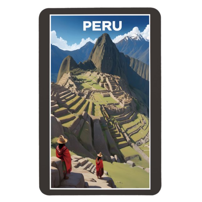 Íman Peru Machu Picchu (Vertical)