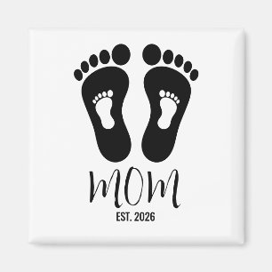 Íman Pés de Bebê de Nova Mãe Estabelecidos