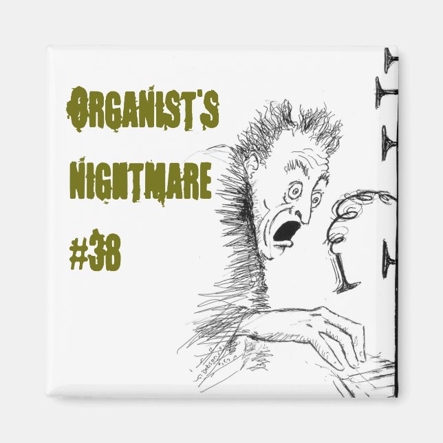 Íman Pesadelo do Organista 38 (Frente)