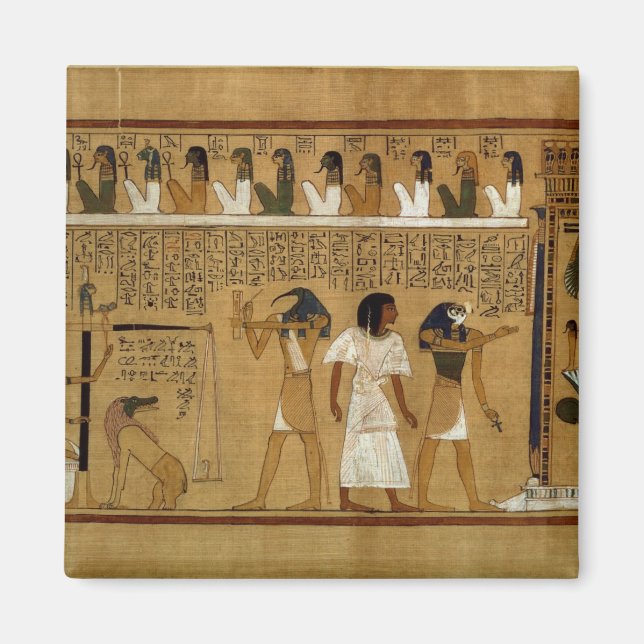 Íman Pesagem do Coração contra a Pena de Maat (Frente)