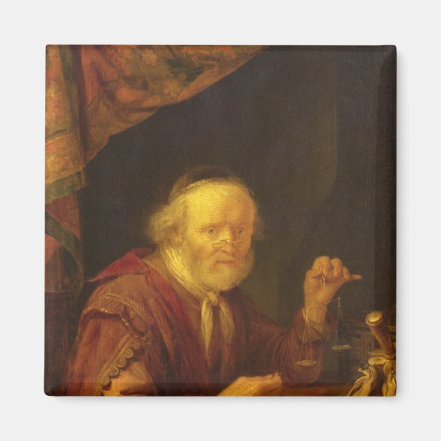 Íman Pesagem Dourada (Frente)