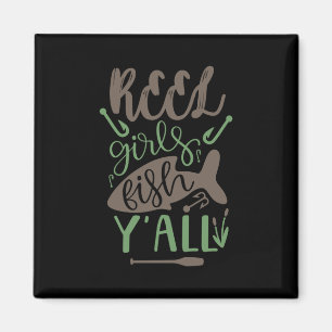 Íman Pesca Arte Real Raparigas Peixes Yall