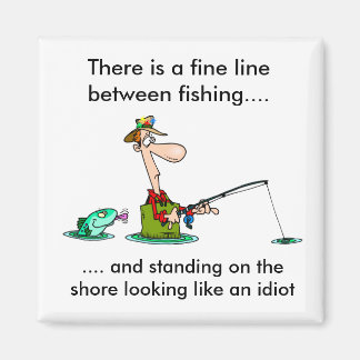 Íman pesca cartoon.