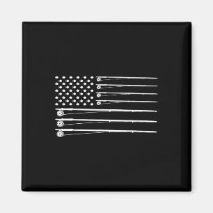 Íman Pesca com vara de mosca Bandeira Americana