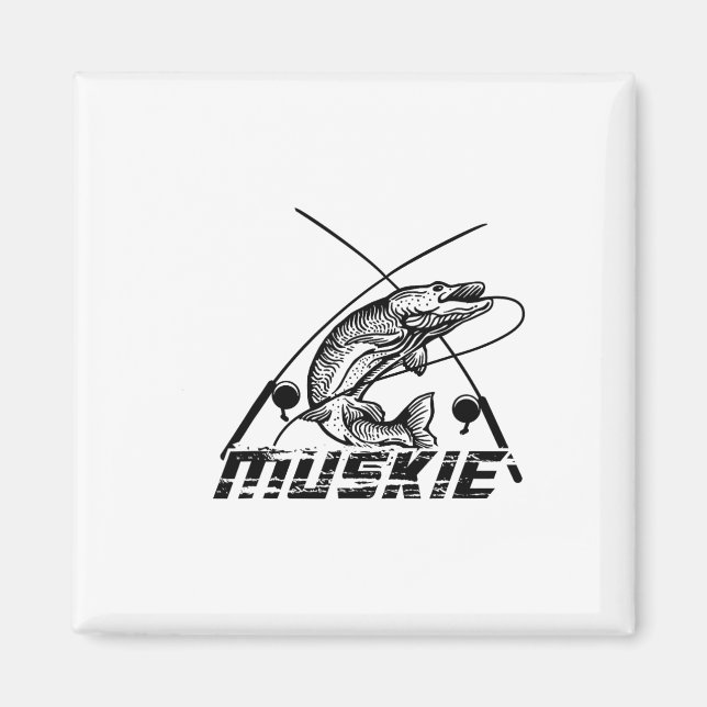 Íman Pesca de muskellunge (Frente)