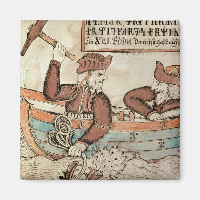 Íman Pesca de Thor para a serpente de Midgard (Frente)