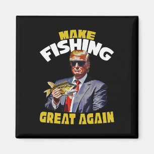 Íman Pesca de Truta Faça a Pesca Grande Novamente Trump