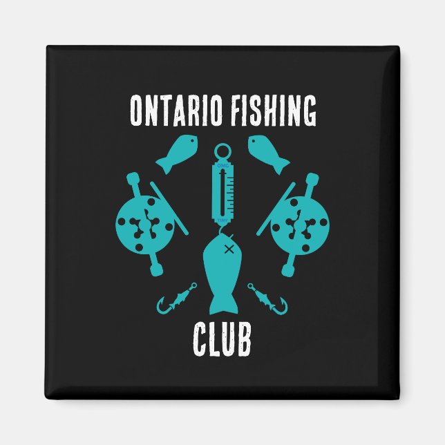 Íman Pesca do salmão canadiano (Frente)