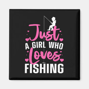 Íman Pesca Fofa Para Mulheres Meninas Crianças Pescador