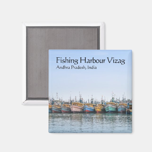 Íman Pesca Harbor Vizag (Front/Back)