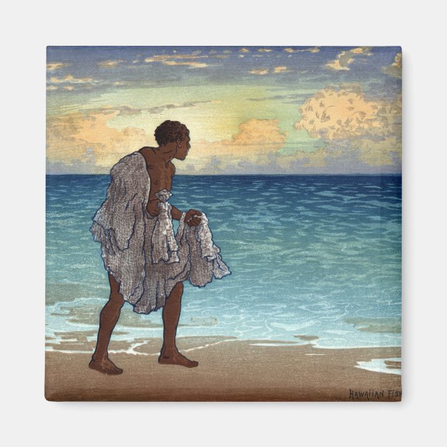 Íman pescador havaiano - Charles William Bartlett - 19 (Frente)
