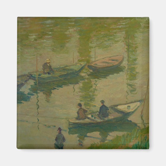 Íman Pescadores do Sena em Poissy - Claude Monet - (Frente)