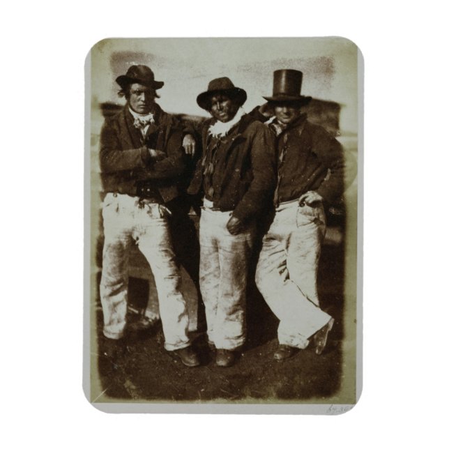 Íman Pescadores em terra, c.1843-47 (impressão de papel (Vertical)