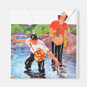 Íman Pescando um peixe por R.J. Cavaliere