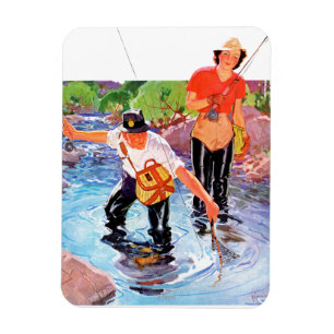 Íman Pescando um peixe por R.J. Cavaliere