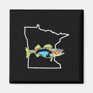 Íman Pescaria de Walleye em Minnesota Pescador de Água 