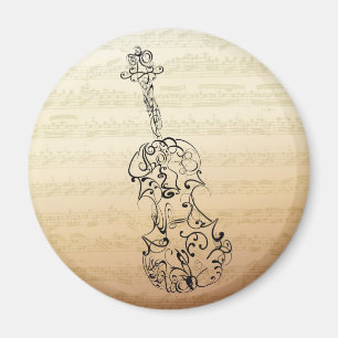 Íman Pesquisa Violina no Manuscrito Bach