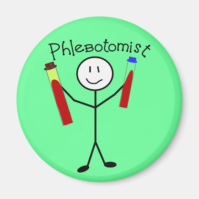 Íman Pessoa de Stick Phlebotomist (Frente)