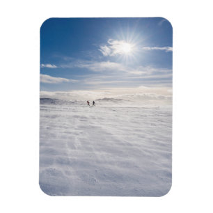 Íman Pessoas caminhando sobre a neve, Islândia