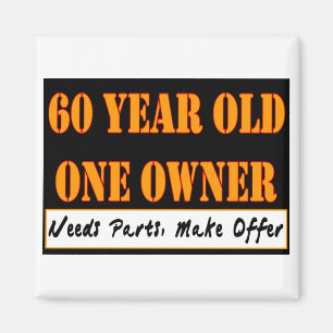 Íman Pessoas de 60 anos, um proprietário - as peças d