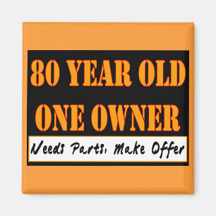 Íman Pessoas de 80 anos, um proprietário - as peças d