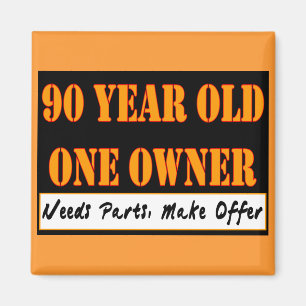 Íman Pessoas de 90 anos, um proprietário - as peças d