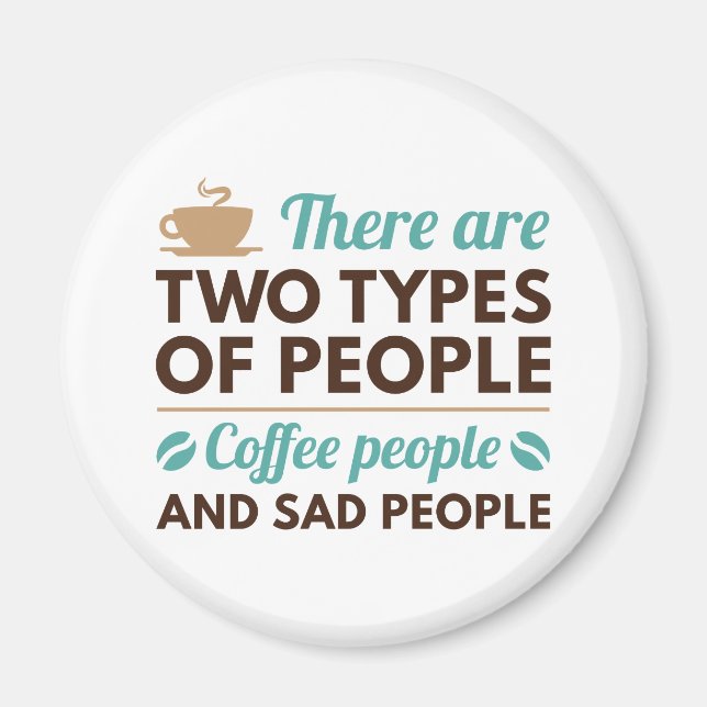 Íman Pessoas de café (Frente)