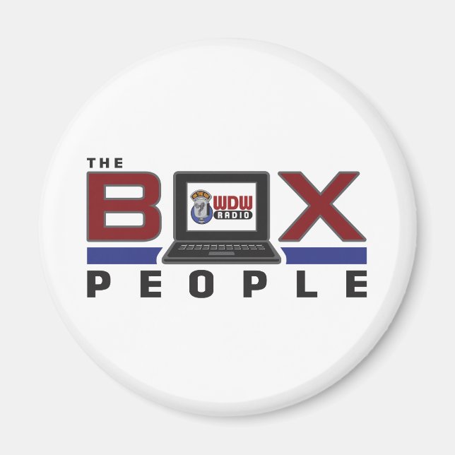 Íman Pessoas de caixa de rádio WDW (Frente)