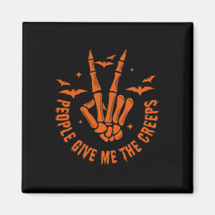 Íman Pessoas de queda de mão do esqueleto do Dia de as 