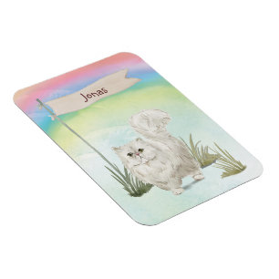 Íman Pet de Cat Persa de Nome Personalizado