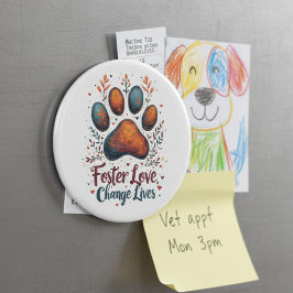 Íman Pet Foster Magnet para defensores de animais