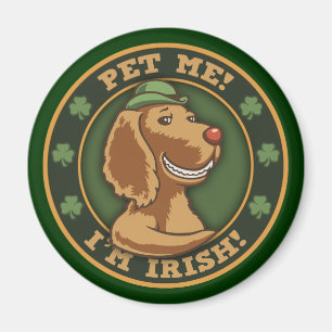 Íman Pet me! Eu sou irlandês