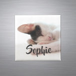 Íman Pet Personalizado da Família Personalizada de Cort<br><div class="desc">Simples Magnet Personalizado De Fotos Moderno. O texto pode ser personalizado ou excluído. Mantenha uma foto fofa fofa fofa ou personalize com sua própria foto de família, amigos, casamento, bicho de estimação, bebê, casa, férias etc. A design minimalista é uma sofisticada adição a uma na moda. Faz um presente personalizado...</div>