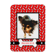 Pet Retrait Imã de geladeira com a foto do seu cão