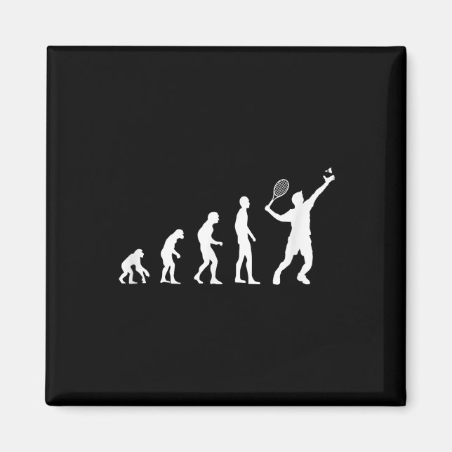 Íman Peteca Evolução Shuttle Engraçado  (Frente)