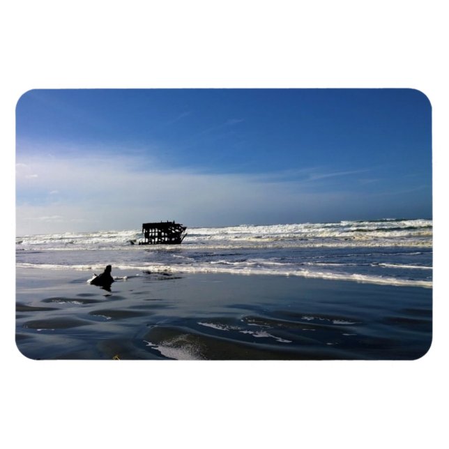 Íman Peter Iredale Shipwreck, Costa do Oregon (Horizontal)