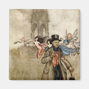 Íman Peter Pan por Arthur Rackham