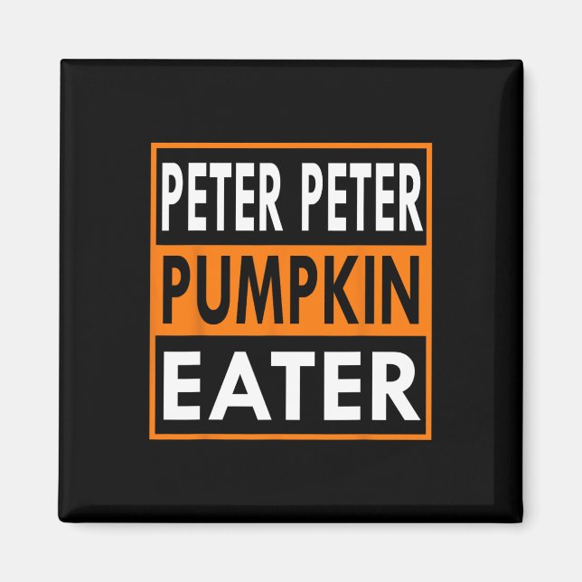 Íman Peter Pumpkin Comendo Costume Para Casais - Corres (Frente)