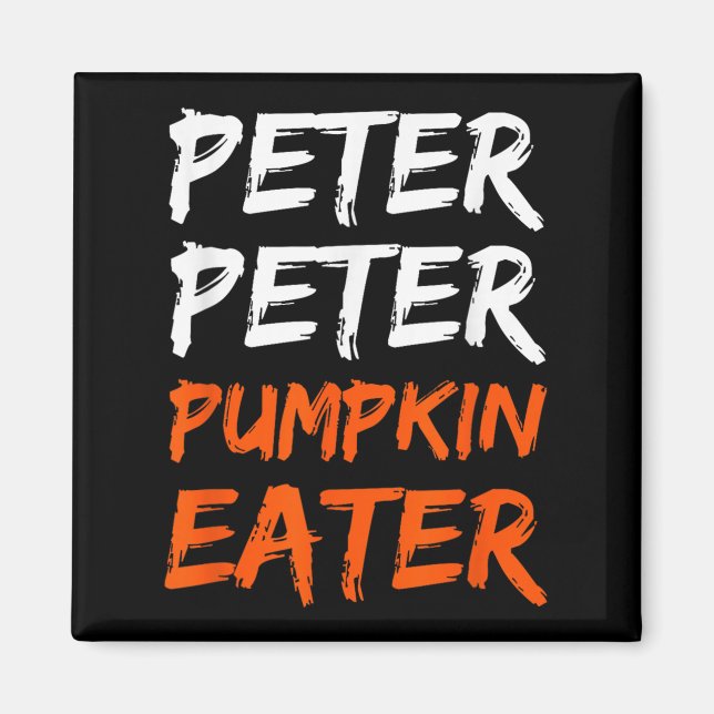 Íman Peter Pumpkin Costume Comer Halloween (Frente)