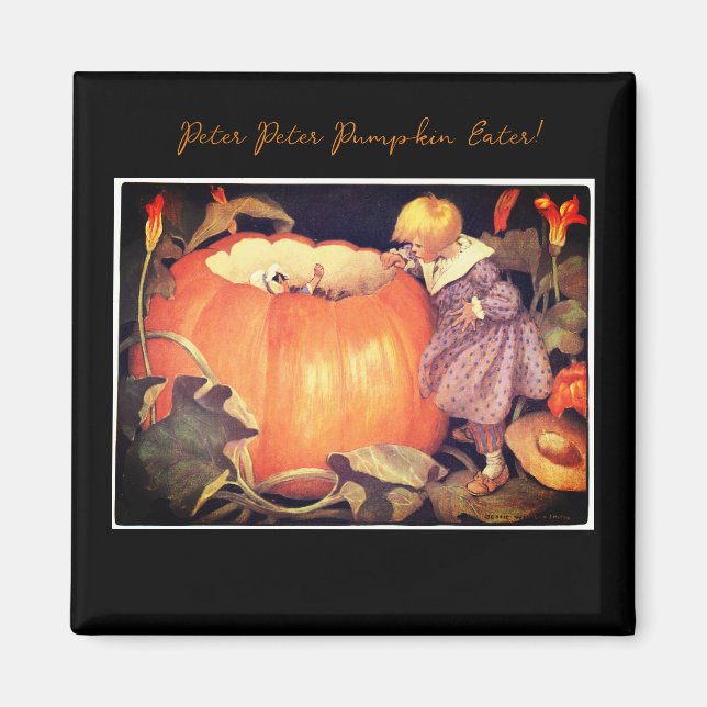 Íman Peter Pumpkin Eater! Ímã (Frente)