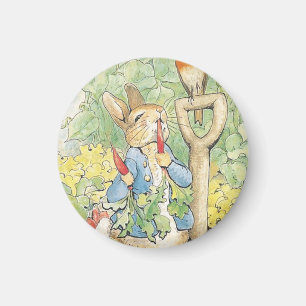 Íman Peter Rabbit In Garden - Beatrix Potter