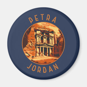 Íman Petra Jordan Circular com Distância Retroativa