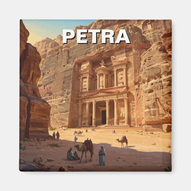 Íman Petra Jordan Viagem (Frente)